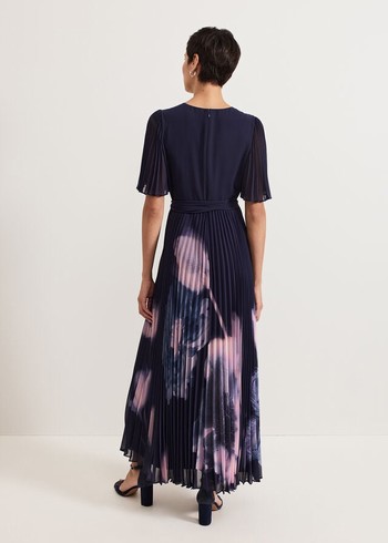 Phase Eight Abigail Dress Navy Canada | ICYFRE-179